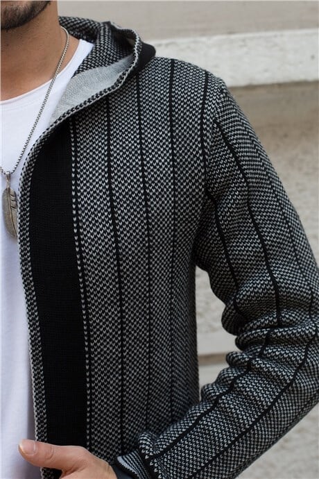 Poncho cardigan à manches décorées pour homme - Justyol