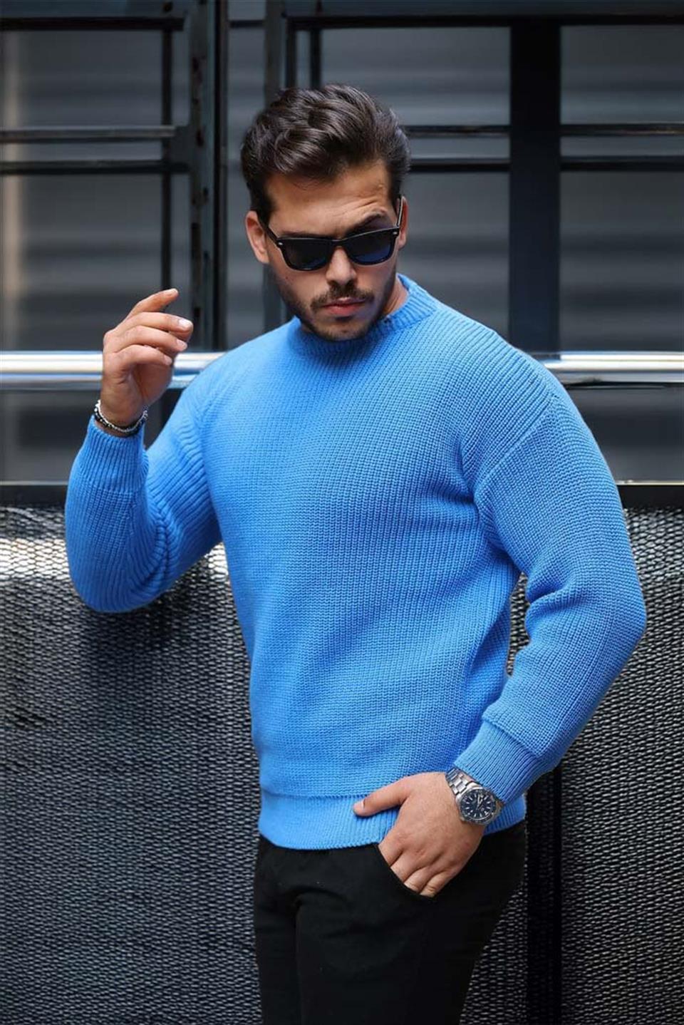 Pull Homme Pilar Maille Selanik Oversize