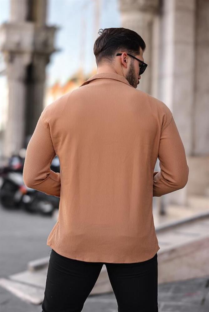 <tc>قميص رجالي مضلع كاجوال باكمام طويله</tc>