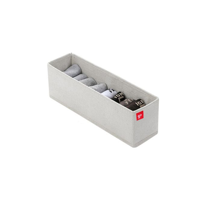 Boîte de Rangement en Tissu Pliable pour Tiroir et Armoire - Organisateur de Dressing Slim (33cm)