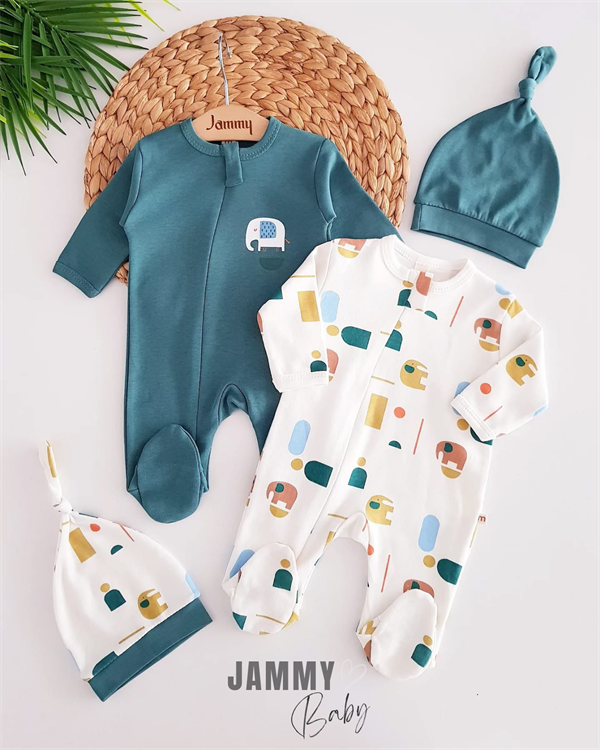 baby elephant 2li tulum set-yeşil JKids