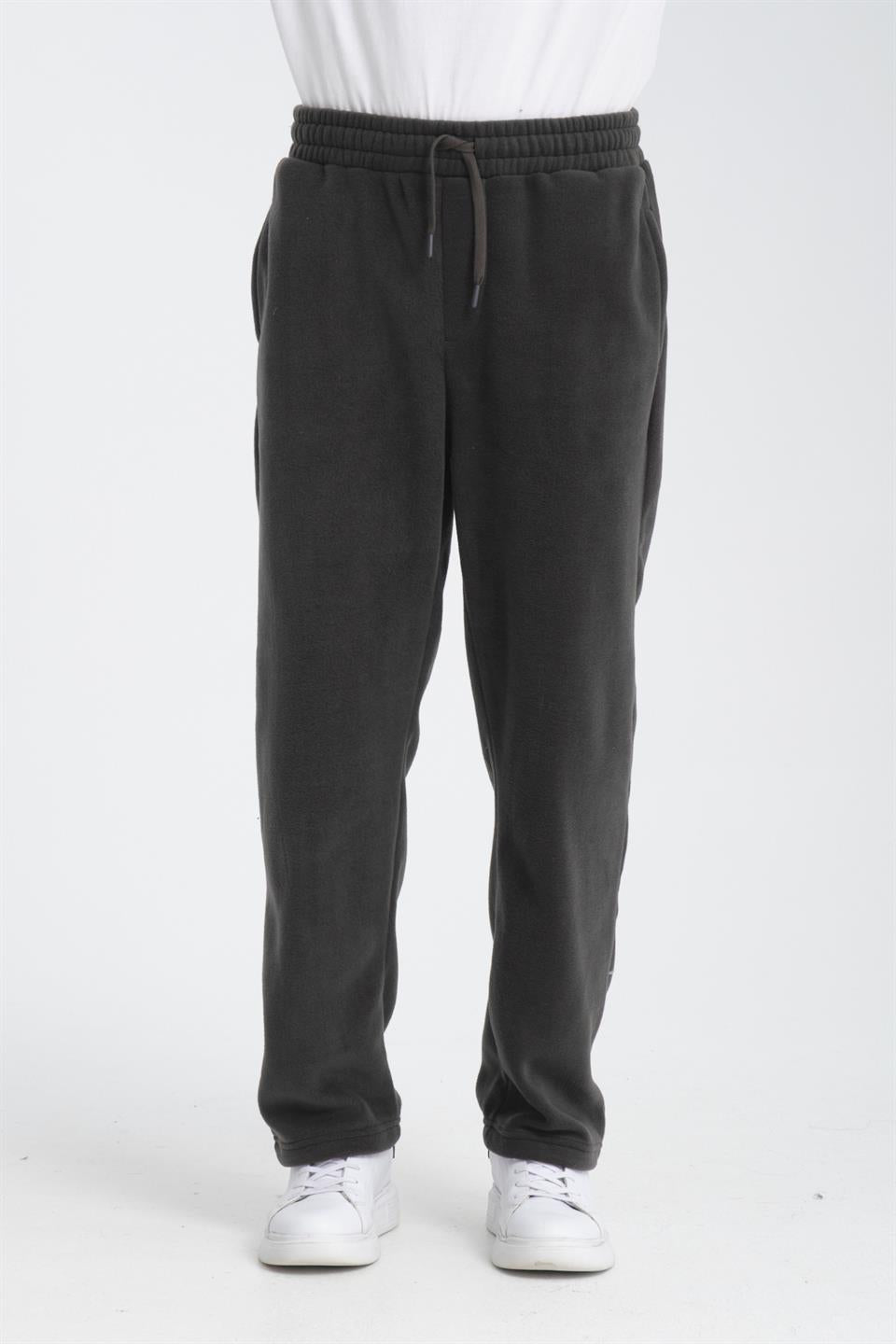 baggy kalip polar kumaş jogger pantolon