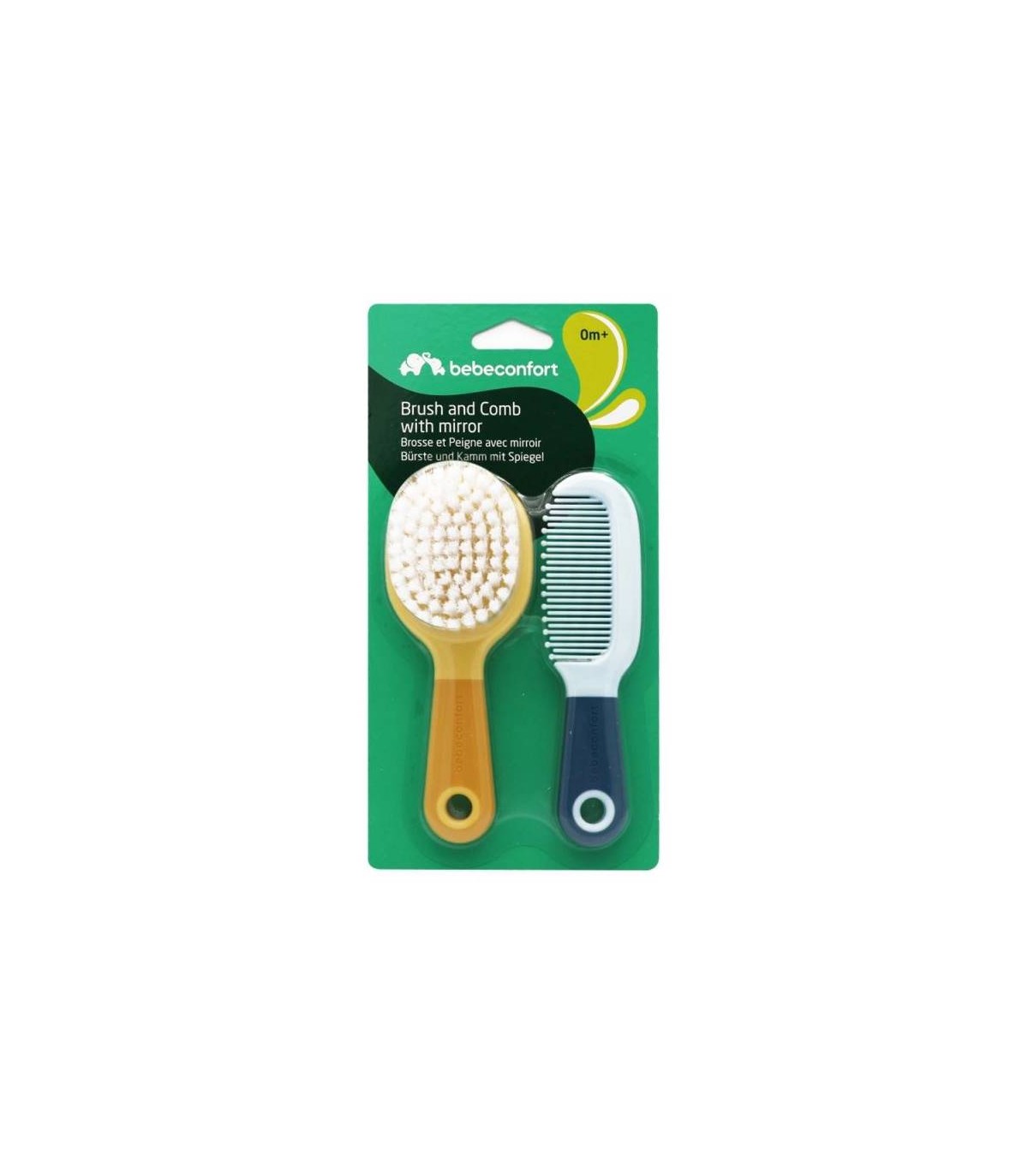 BB CONF BROSSE ET PEIGNE QUALITE PHARMA AVEC MIROIR BEIGE & GRIS 2426