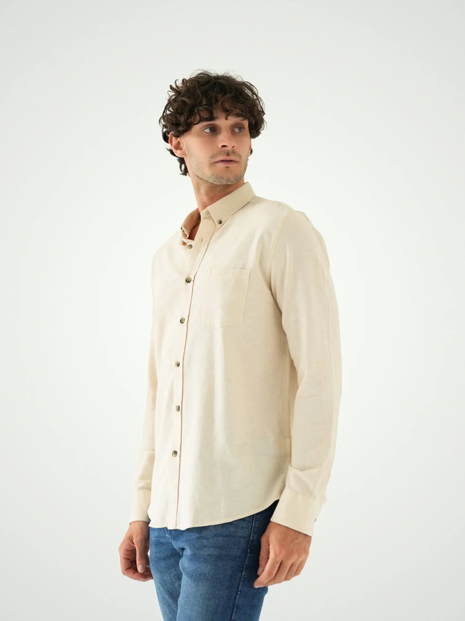 Chemise à manches longues pour homme - Élégance et confort - SHI24SECX19435TM1