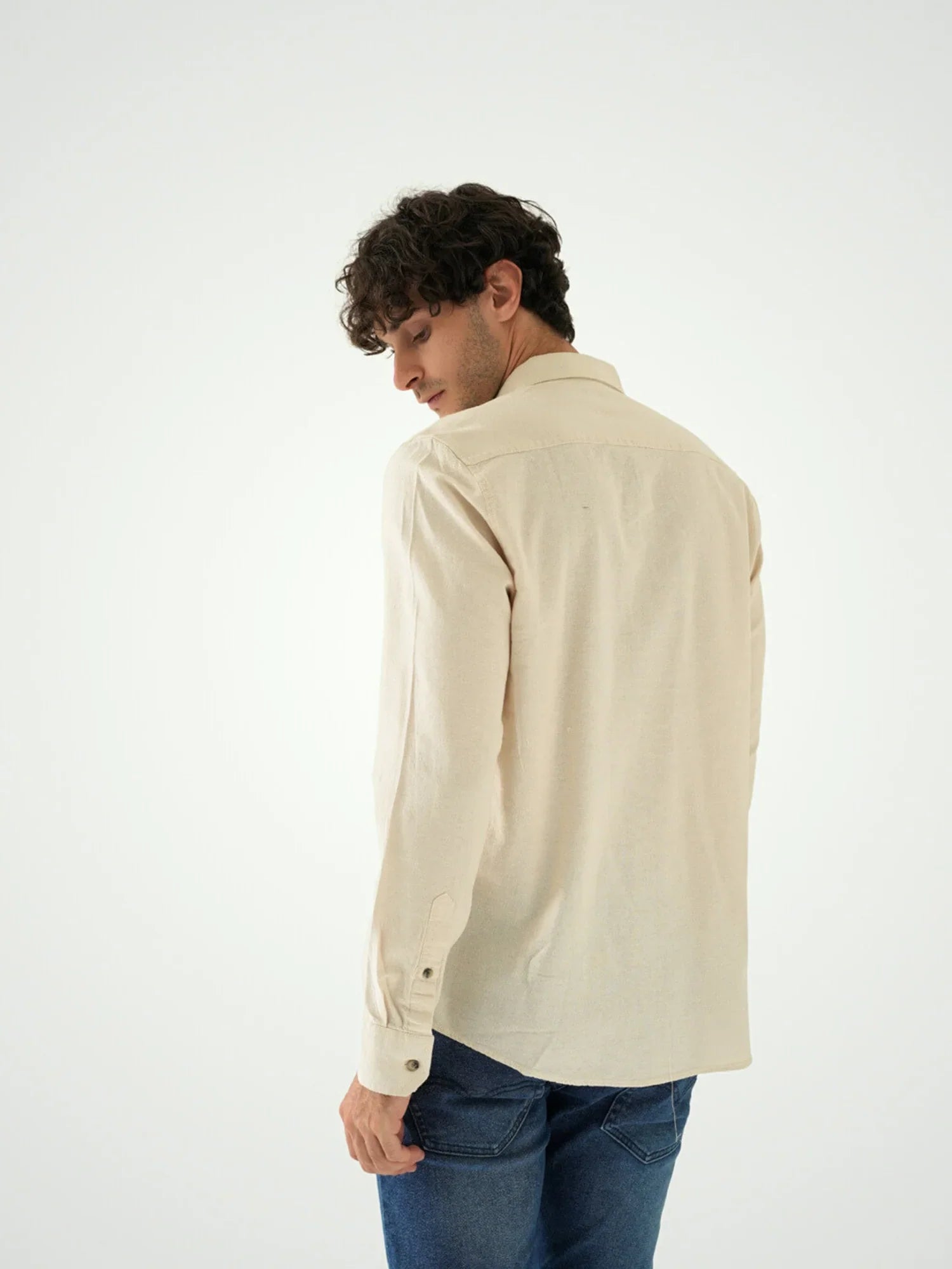 Chemise à manches longues pour homme - Élégance et confort - SHI24SECX19435TM1