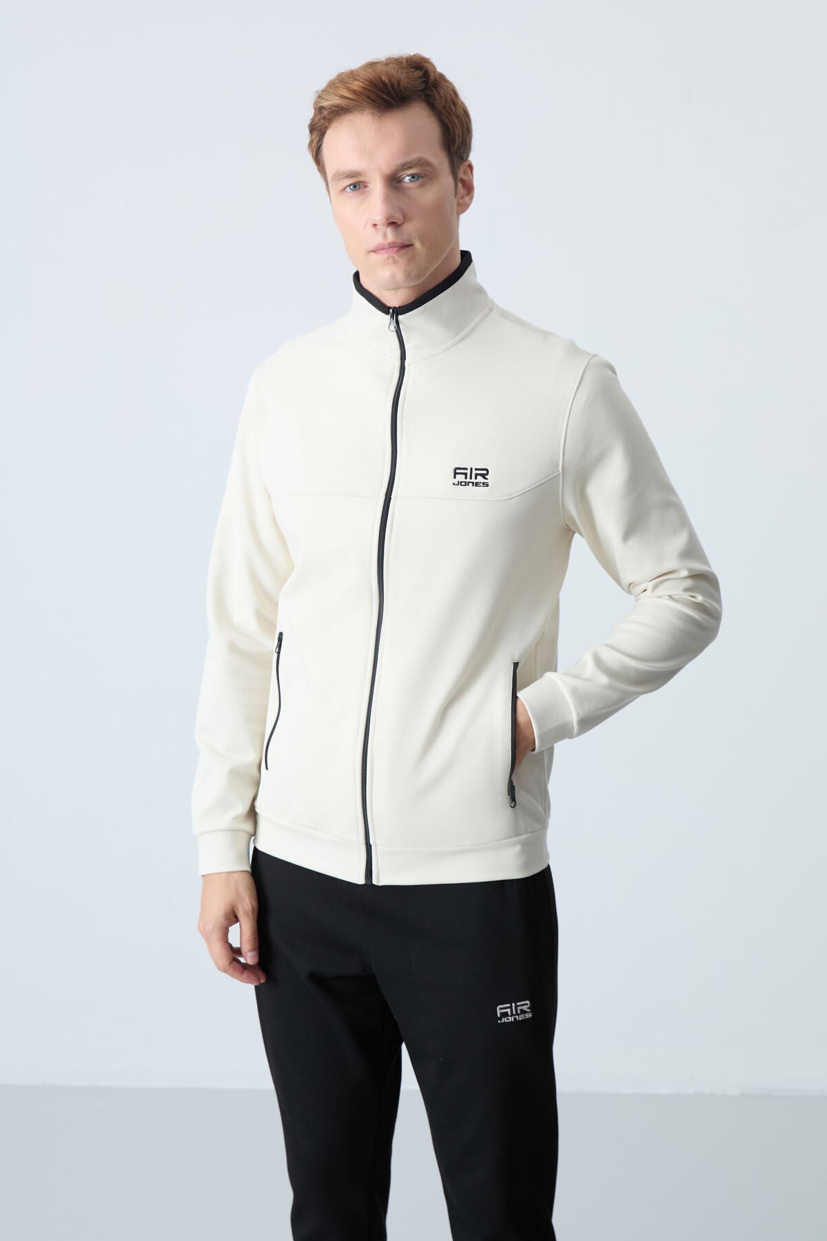 hugo gri melanj - siyah jogger erkek eşofman takim - 85198 - Justyol