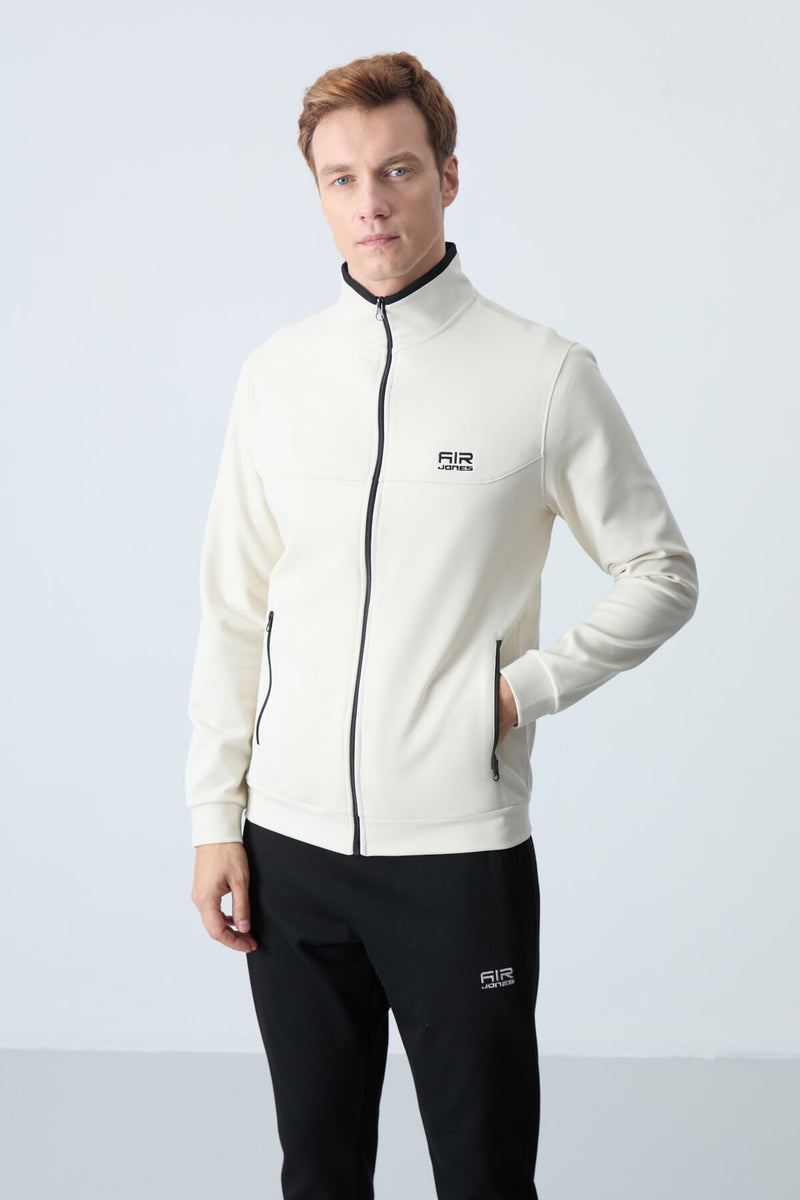 <tc>طقم رجالي رياضي - ٢ قطع "بنطلون + سويت شيرت مزود بسحاب وجيوب - 85198</tc>