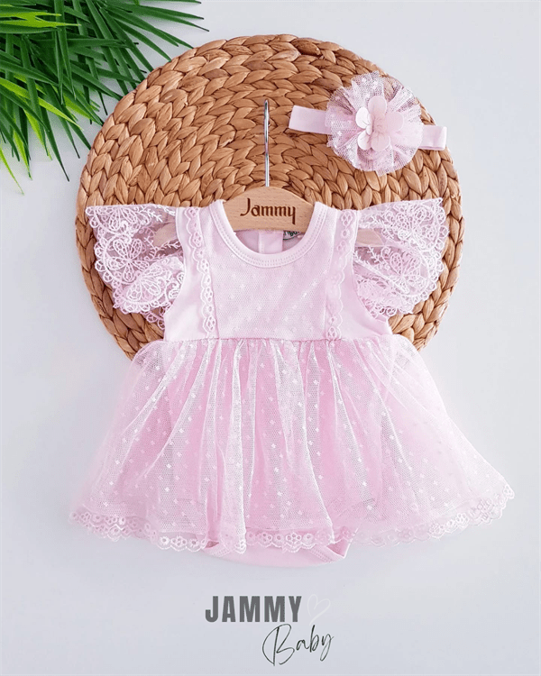 bellaqio tüllü bandanali elbise set - Justyol