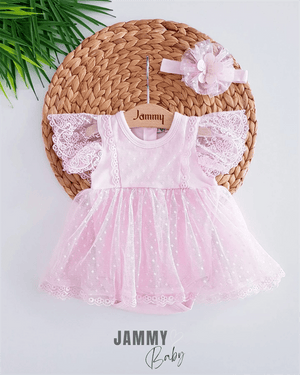 bellaqio tüllü bandanali elbise set - Justyol