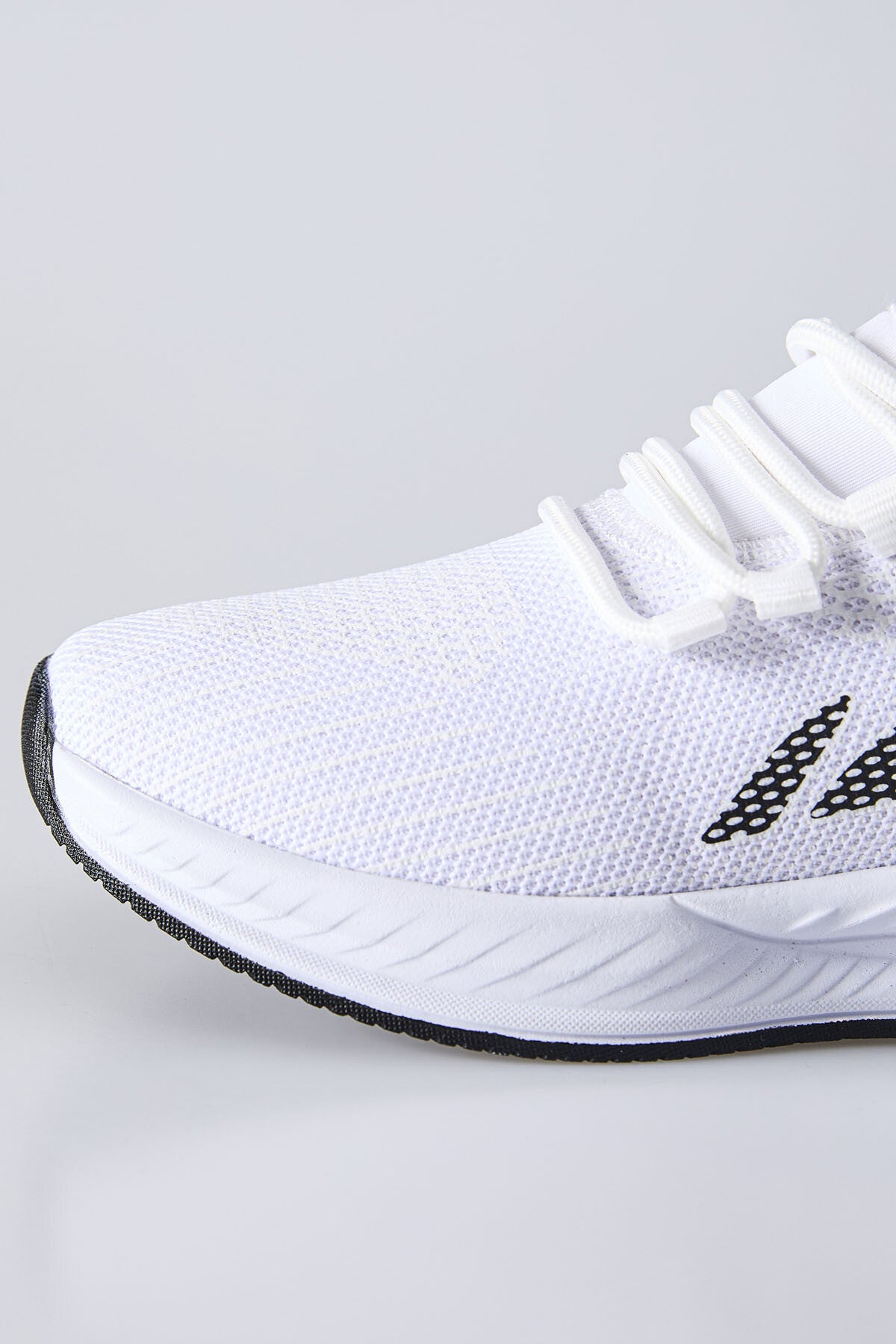 yüksek tabanli bağcikli fileli nefes alan erkek spor ayakkabi - 89130 - Justyol