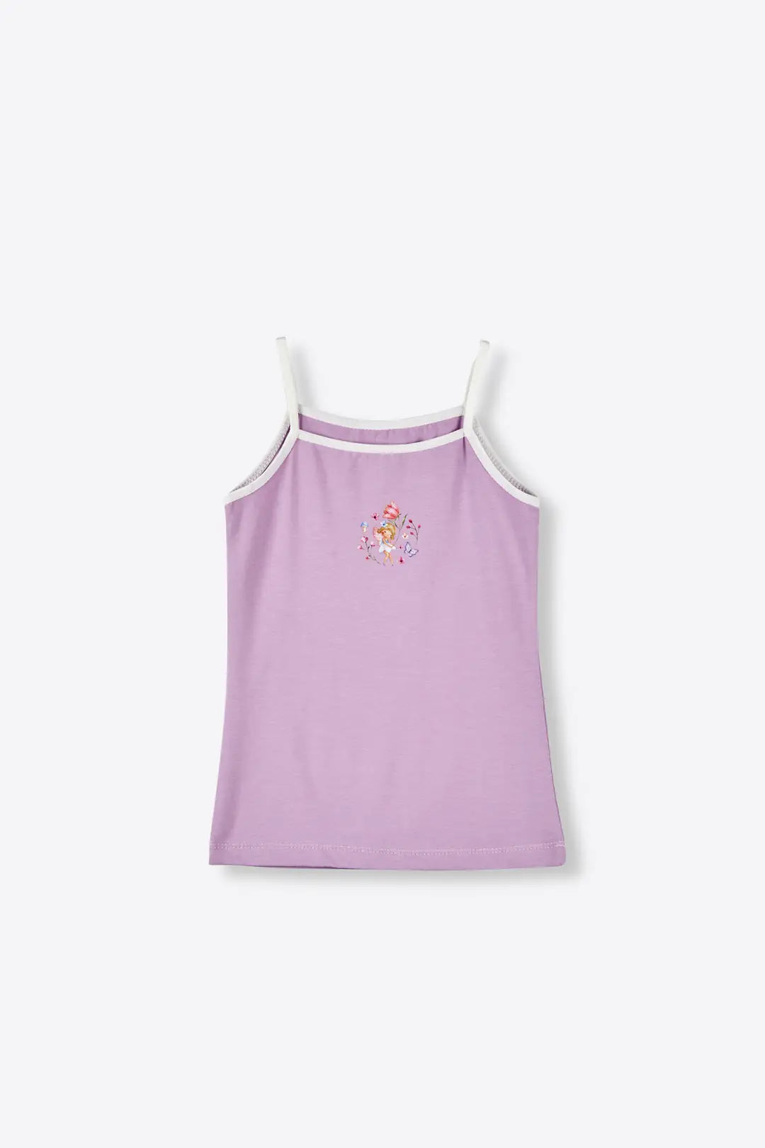 Lot de 4 Débardeurs Fille en Coton Confortables