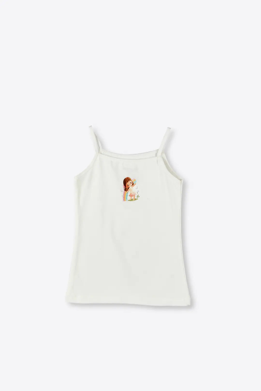 Lot de 4 Débardeurs Fille en Coton Confortables