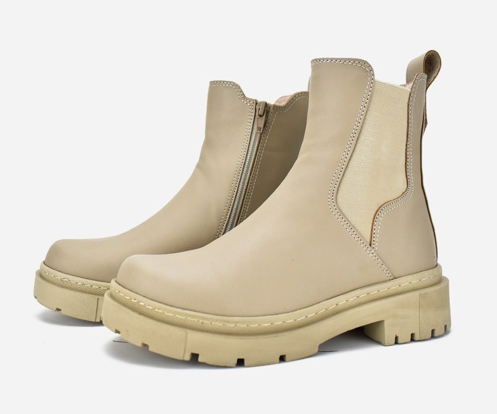 Bottines Chelsea Femme à Semelle Épaisse – op236