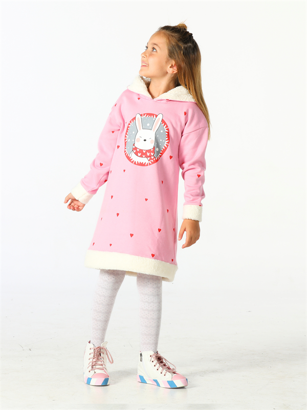 <tc>Robe douce Bunny Pink pour fille</tc>