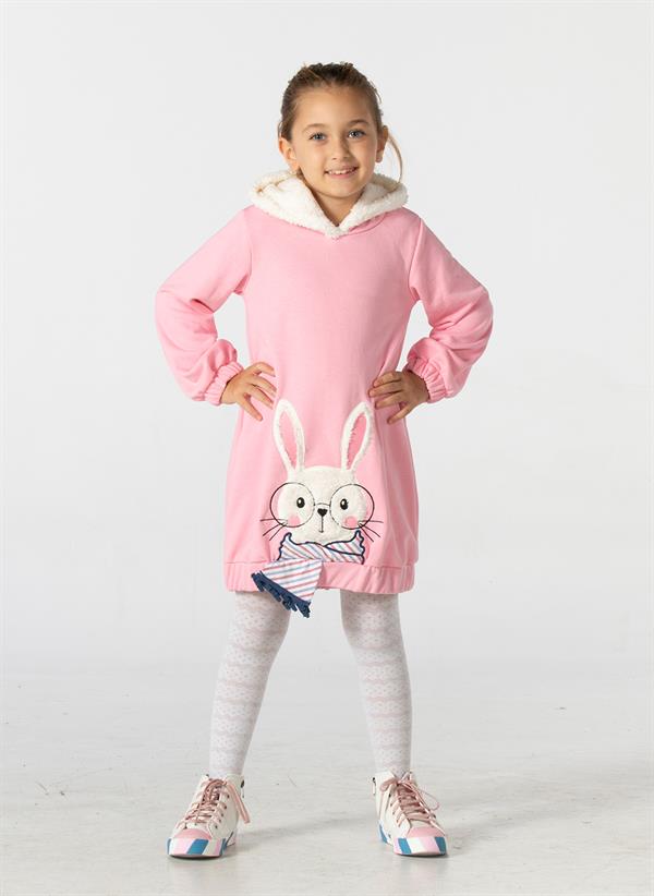 <tc>Robe à capuche Bunny Soft pour fille</tc>