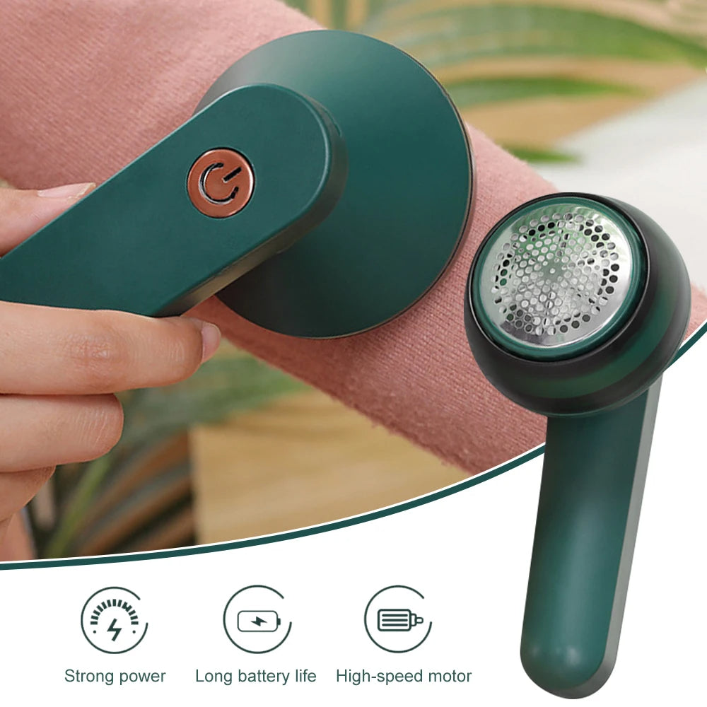 Rasoir Anti-Bouloches Électrique Rechargeable USB – Éliminateur de Peluches pour Vêtements