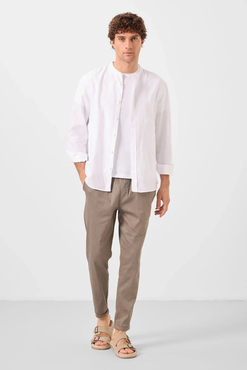pantalon chino homme léger extensible coupe standard- 82178