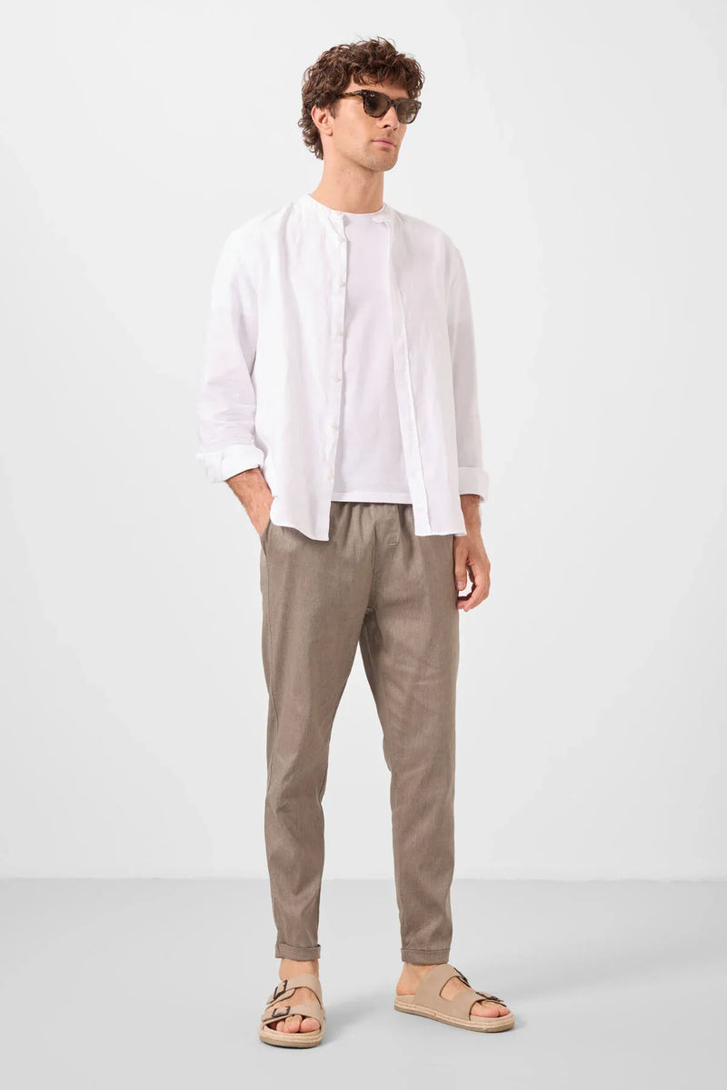 pantalon chino homme léger extensible coupe standard- 82178