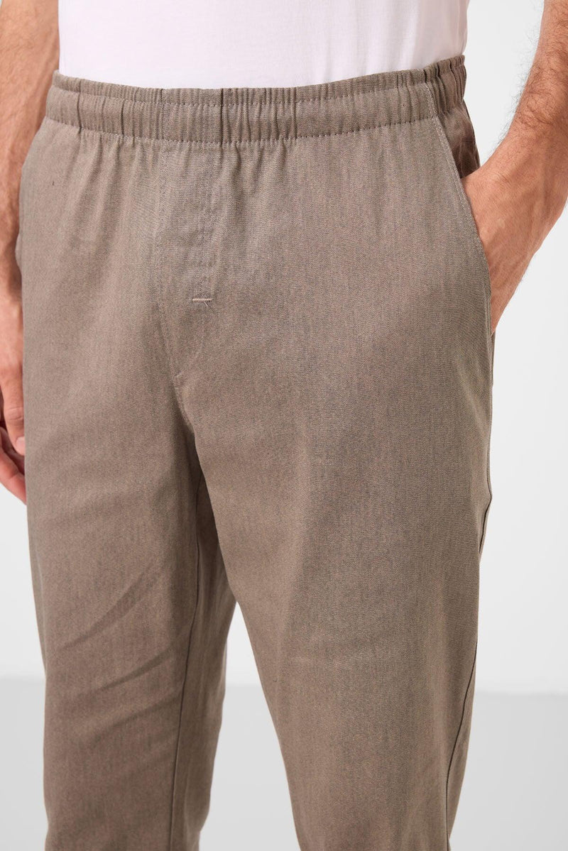 pantalon chino homme léger extensible coupe standard- 82178