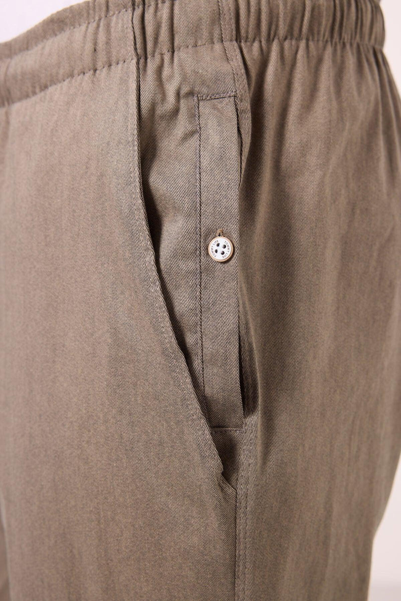 pantalon chino homme léger extensible coupe standard- 82178