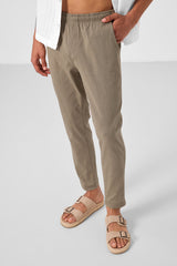 standart fit dokuma hafif esnek chino erkek pantolon - 82180 - Justyol