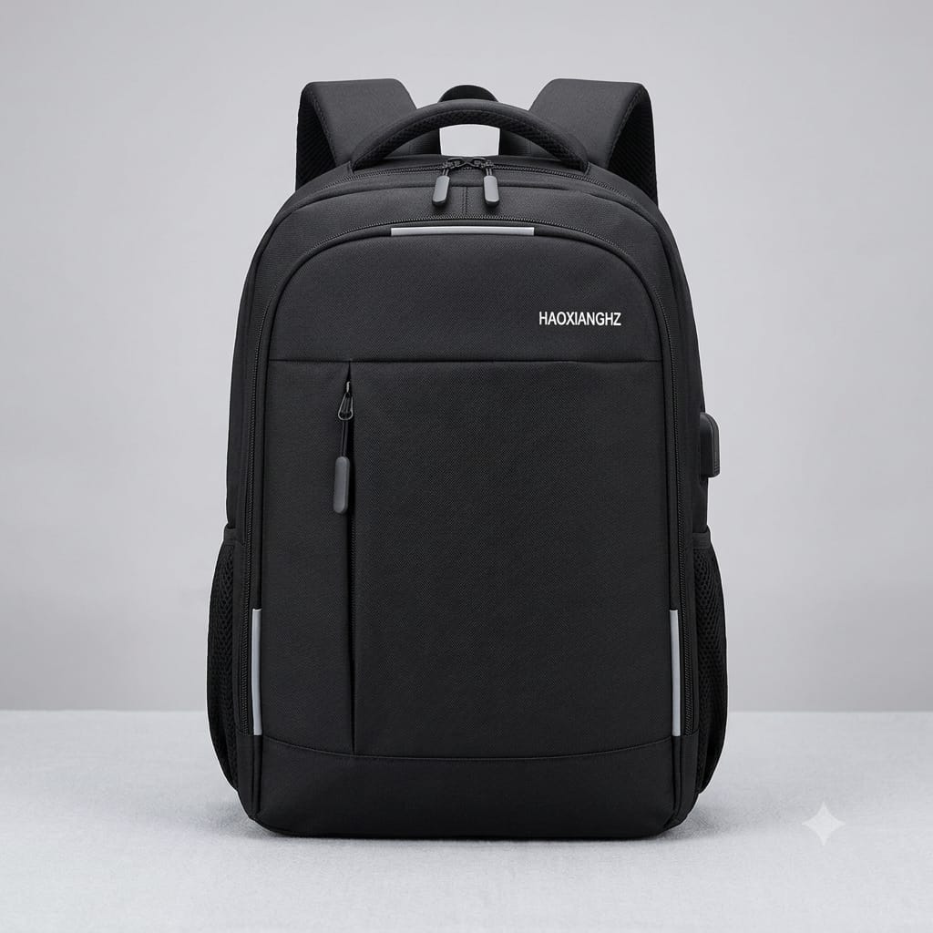 Sac à dos d'affaires USB multifonctionnel - Cartable d'ordinateur, business loisirs, voyage, cartable étudiant avec port USB-44CM/31CM