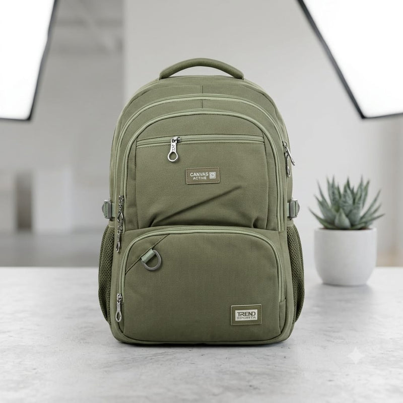 Sac à dos multifonction gris claire – Grande capacité- Qualité superieure  -Cartable business PC , loisirs, voyage, Cartable scolaire 50CM / 40CM