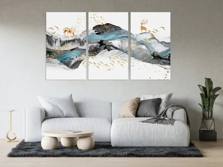 tableau en toile 3 m gazelle