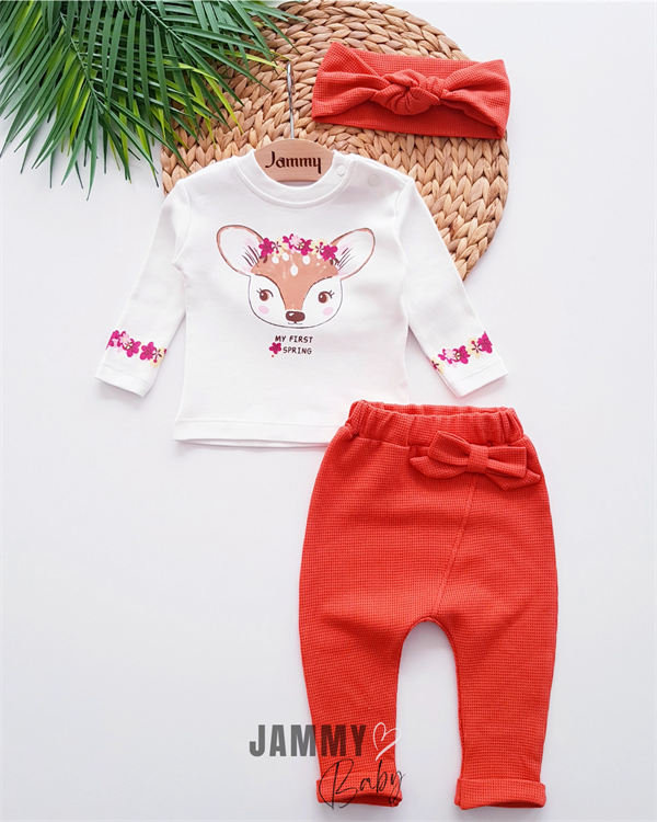 gazelle themed bandana seasonal suit-tile red