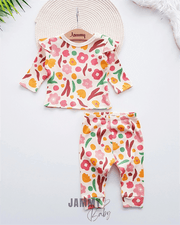 Çiçek Temalı Kaşkorse 2'li Takım - Justyol