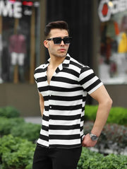 chemise homme premium coton rayée - Justyol