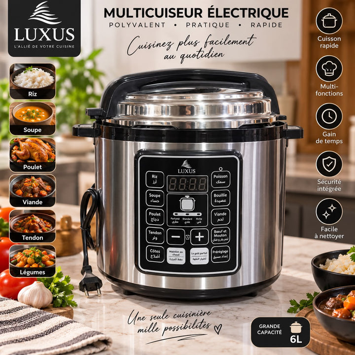 COCOTE ELECTRIQUE LUXUS 6L LX-PC001 1000W