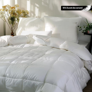 Couette premium mi-saison enveloppe 100% coton - Duvet de canard 200g Maison good and well