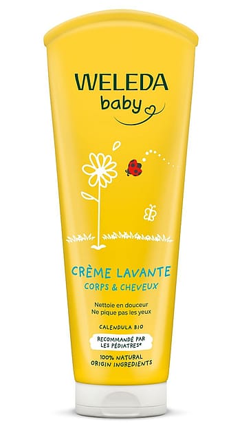WELEDA CALENDULA CREME LAVANTE CORPS ET CHEVEUX 200ML