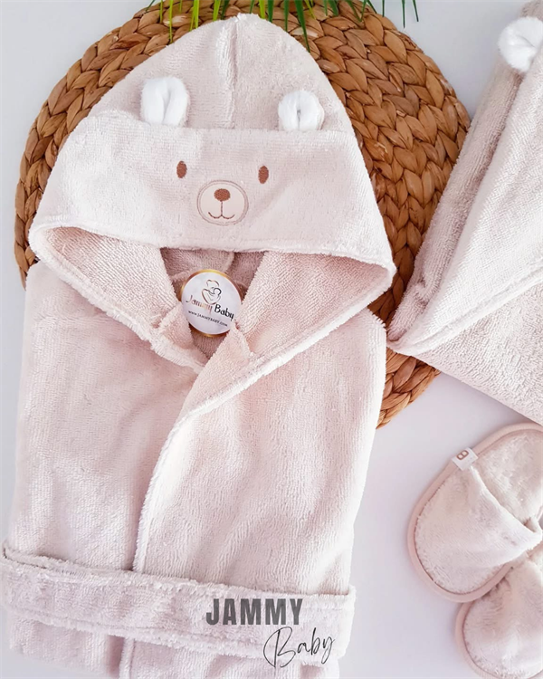 cute bear 3 piece bathrobe set