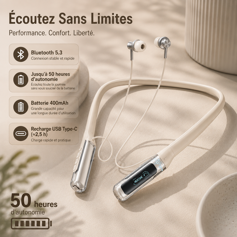 WG-07 Neckband Wireless Earphone