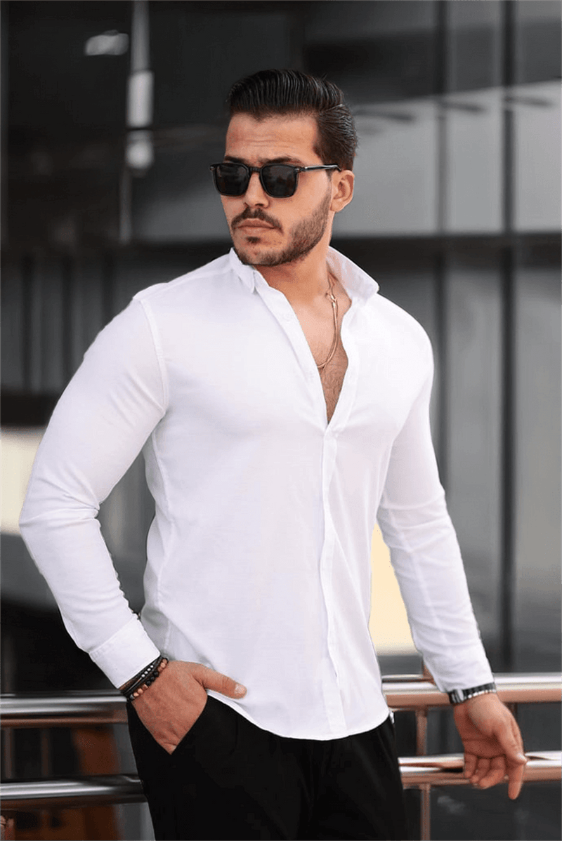 <tc>قميص رجالي كلاسيكي باكمام طويلة</tc>
