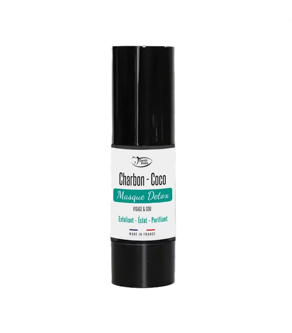 DENTI-SMILE MASQUE VISAGE & COU CHARBON-COCO 30GR 6255