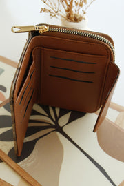 Portefeuille Femme Compact à Motif Élégant
