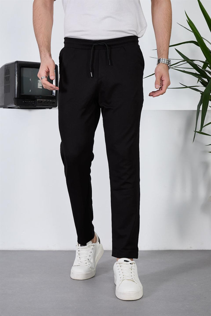 pantalon homme coton diagonal taille élastique