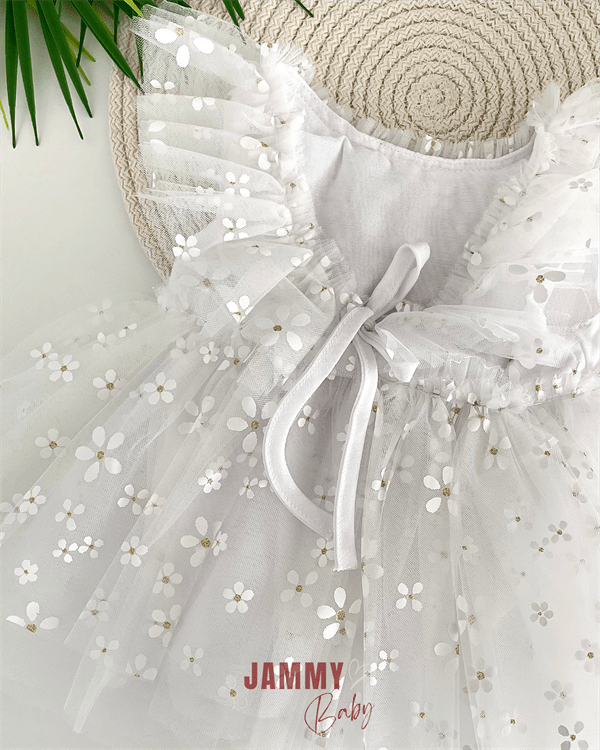 dora papatyali bodysuit özel gün elbise - pembe - Justyol