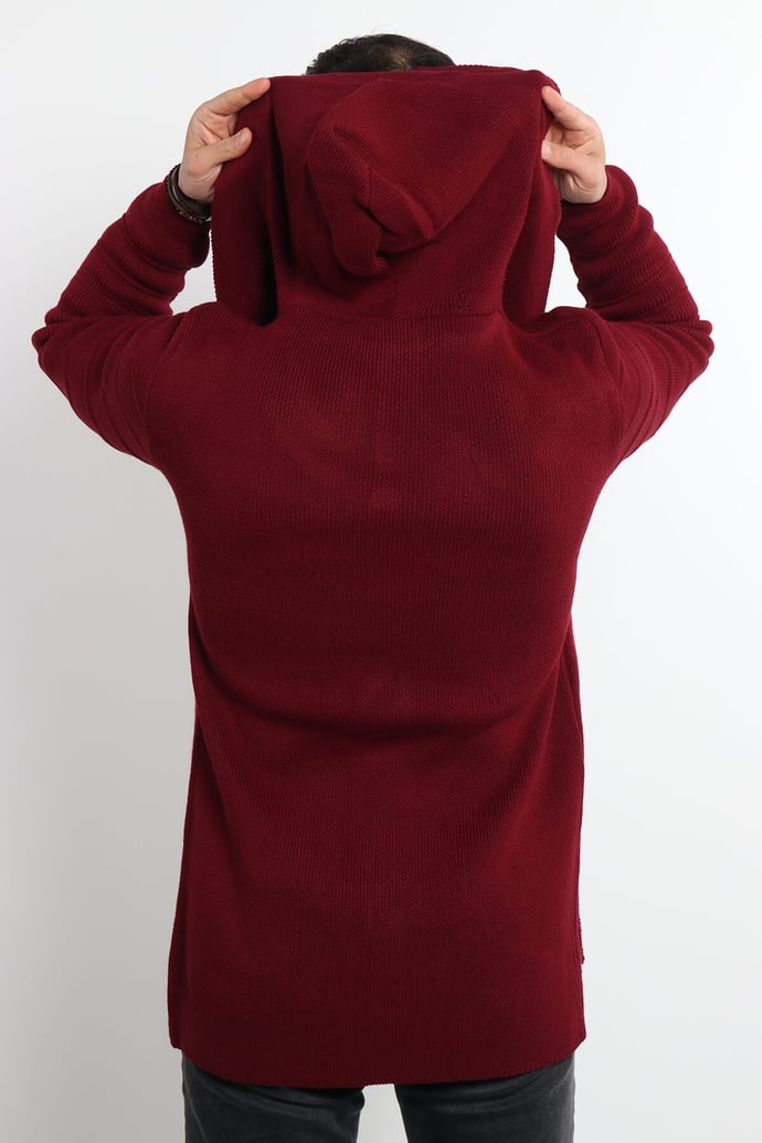 Erkek Düz Panço Hırka - Justyol