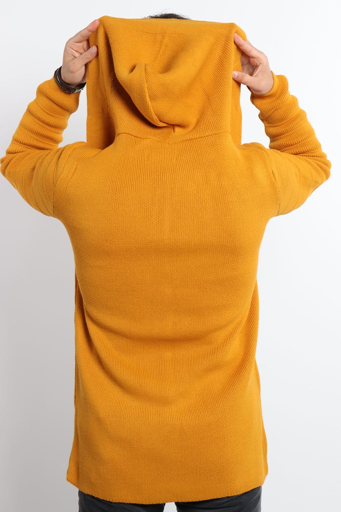 Erkek Düz Panço Hırka - Justyol