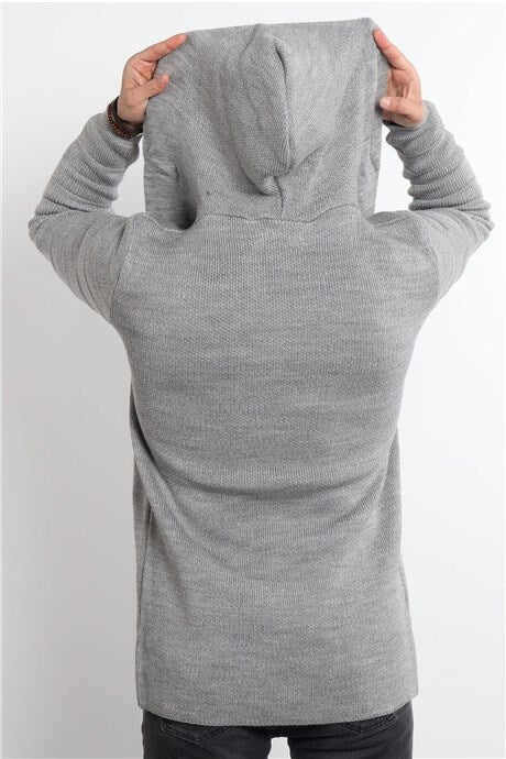 Erkek Düz Panço Hırka - Justyol