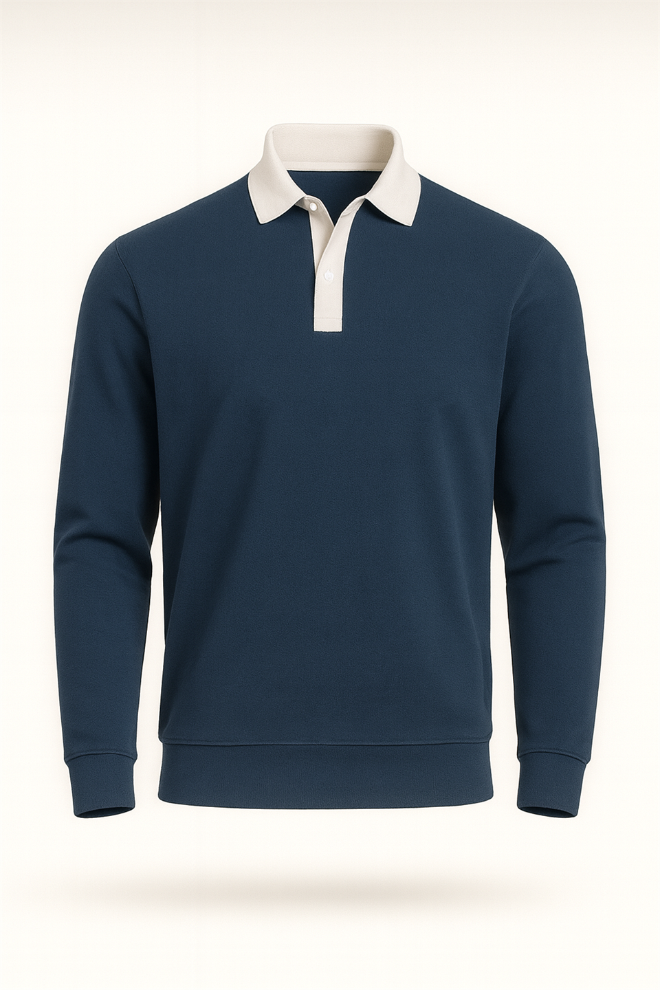 Sweat Homme Luis Col Polo en Maille Selanik