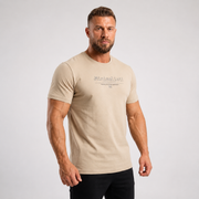 T-shirt homme en coton lycra – coupe standard avec imprimé minimaliste-88441