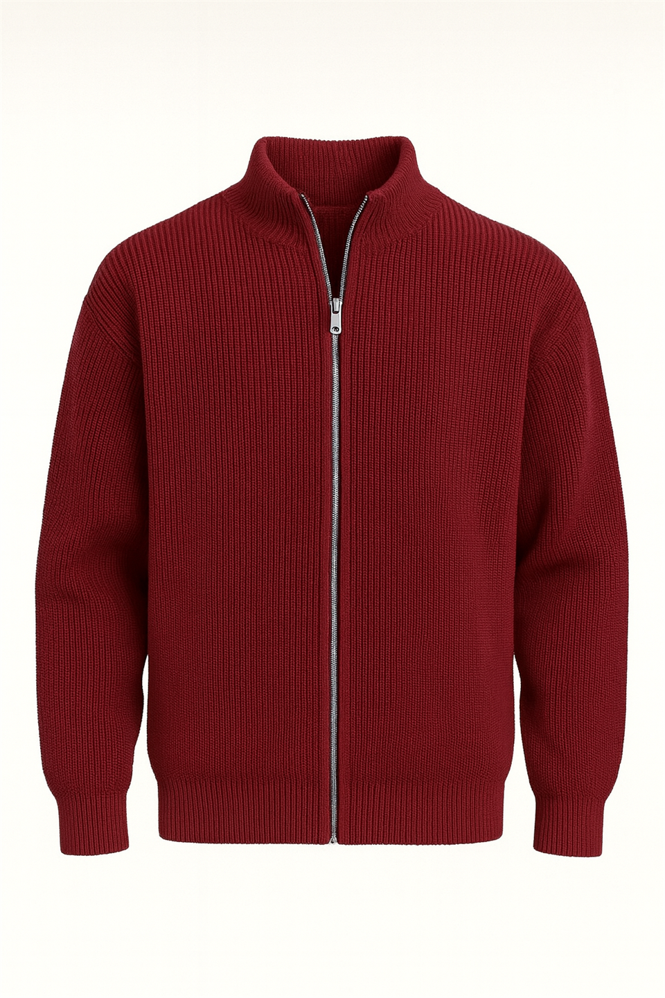 Gilet homme oversize zippé en maille Selanik