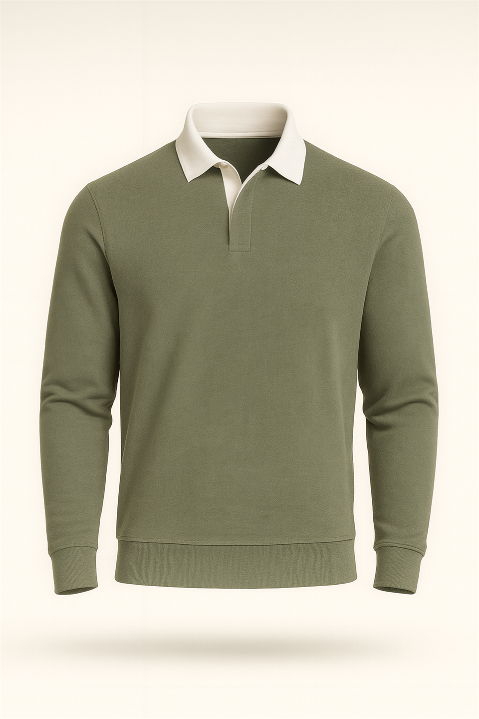Sweat Homme Luis Col Polo en Maille Selanik
