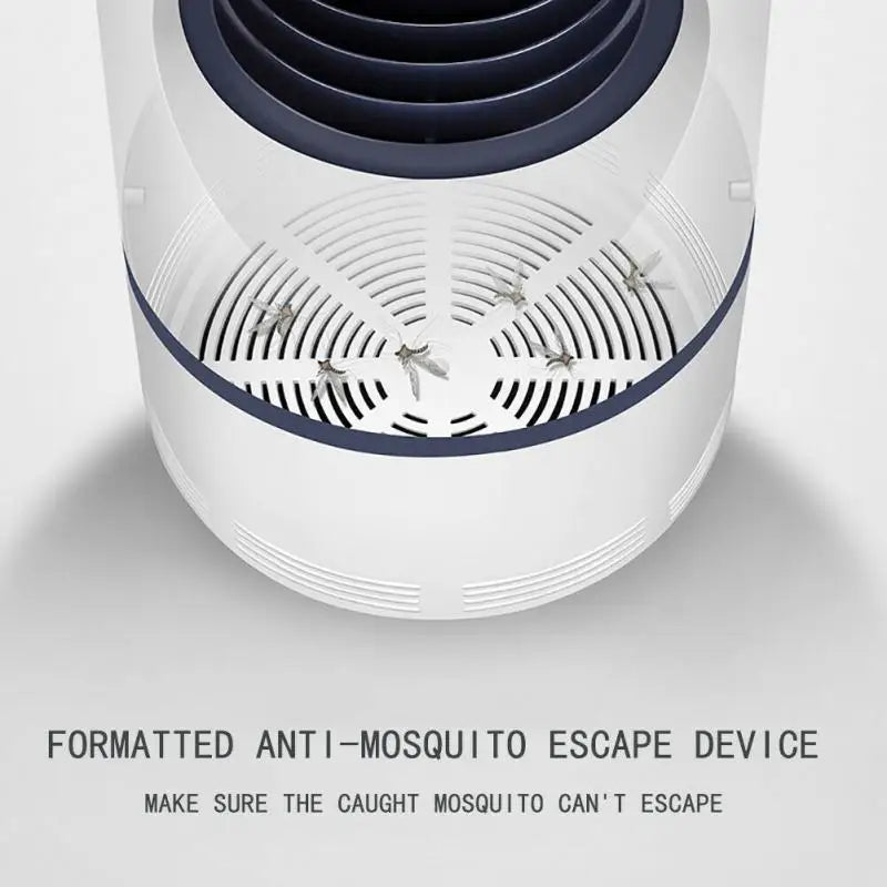 Lampe Anti-Moustiques USB avec Ventilateur Aspirant Silencieux
