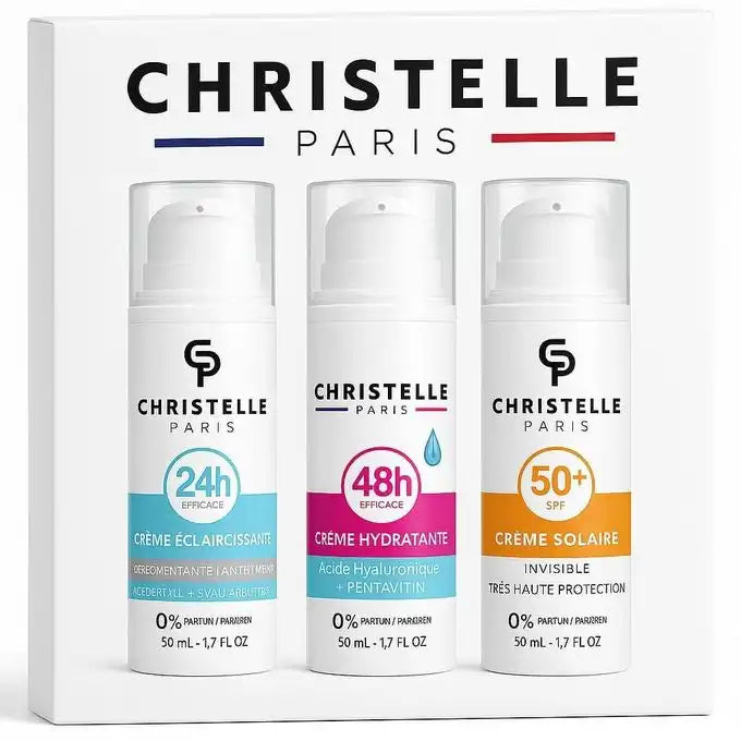 éclaicir , hydrater, protéger Coffret Soin Visage 3 en 1